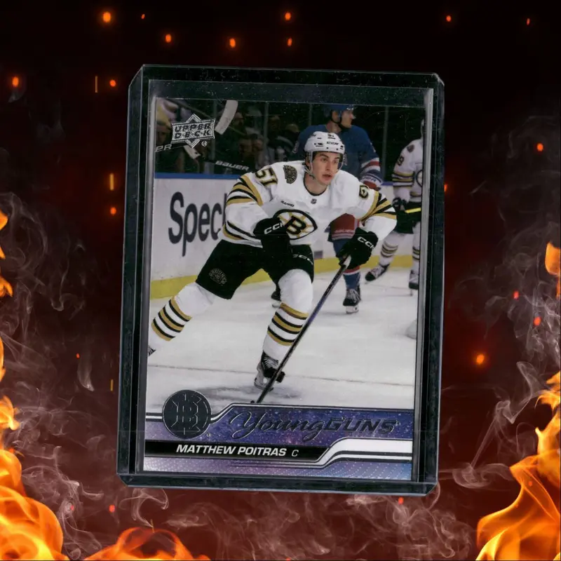 2023-24 Upper Deck Matthew Poitras Young Guns Rookie #478