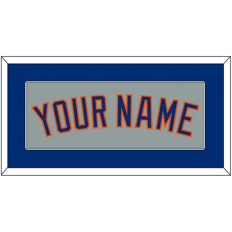 New York Name - Road Gray - Single Mat 2