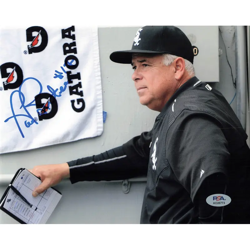 Rick Renteria signed 8x10 photo Chicago White Sox PSA/DNA Autographed