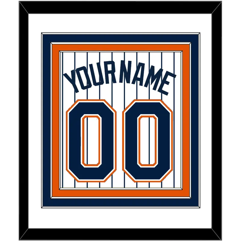 San Diego Name & Number - Home White Pinstripes (1991-2001) - Triple Mat 1