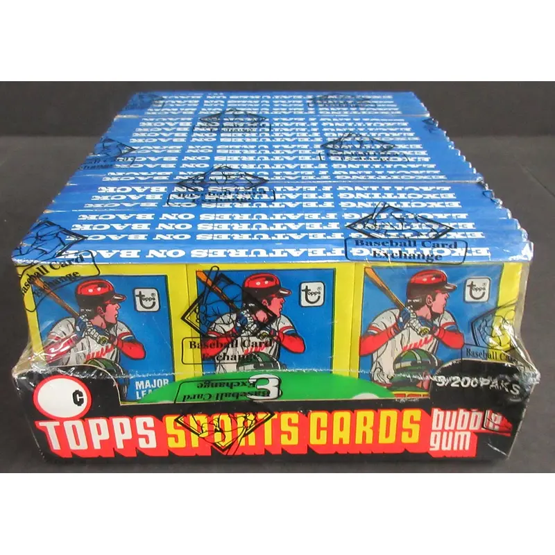 1979 Topps Baseball Unopened Wax Pack Tray Box (FASC) (A15475)