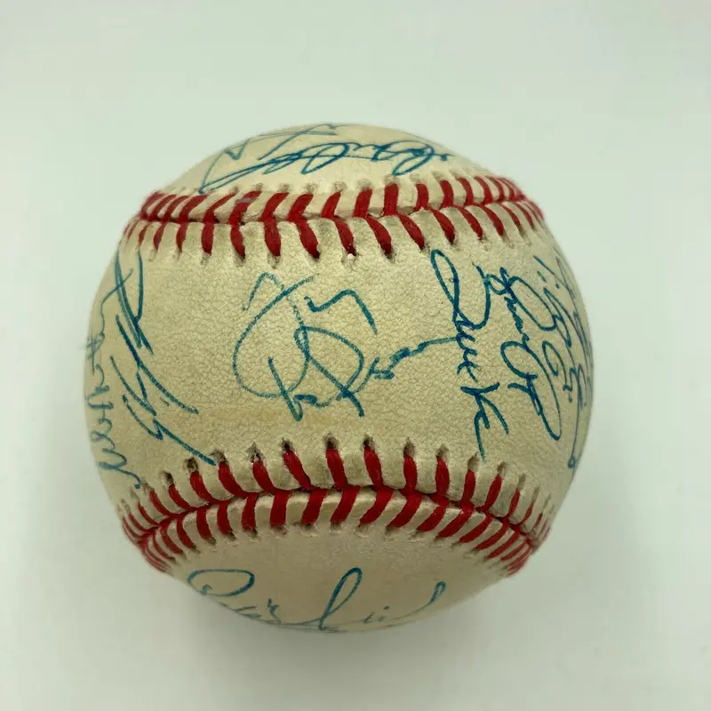 2000 St. Louis Cardinals Team Signed Baseball 22 Sigs Mark McGwire PSA DNA COA