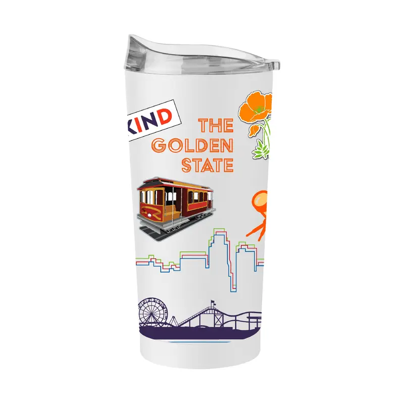 State of California 20oz Native Powder Coat Tumbler