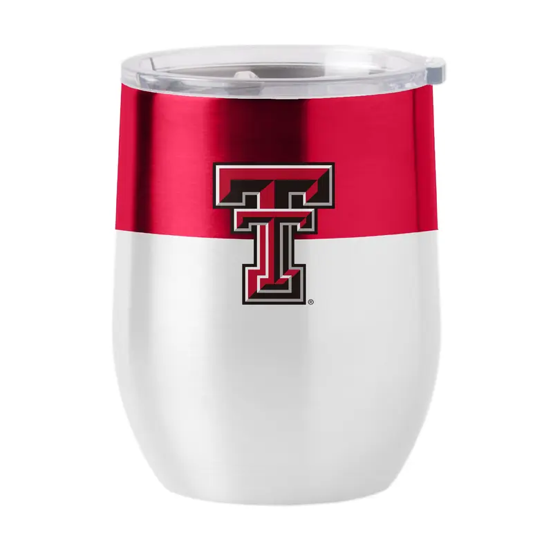TX Tech Colorblock 16oz Stainless Curved Beverage