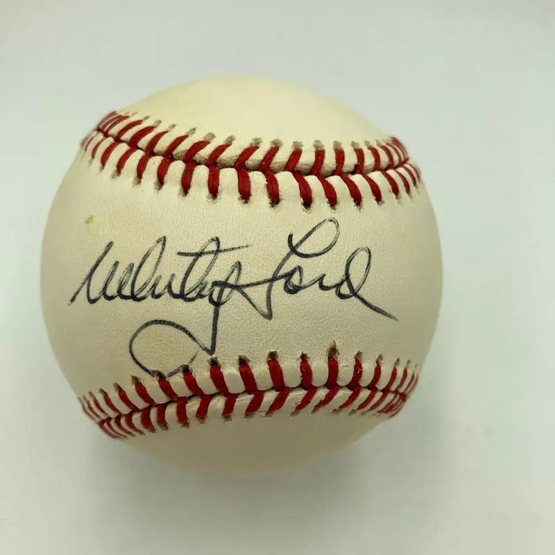 Whitey Ford Signed Official American League Baseball JSA COA