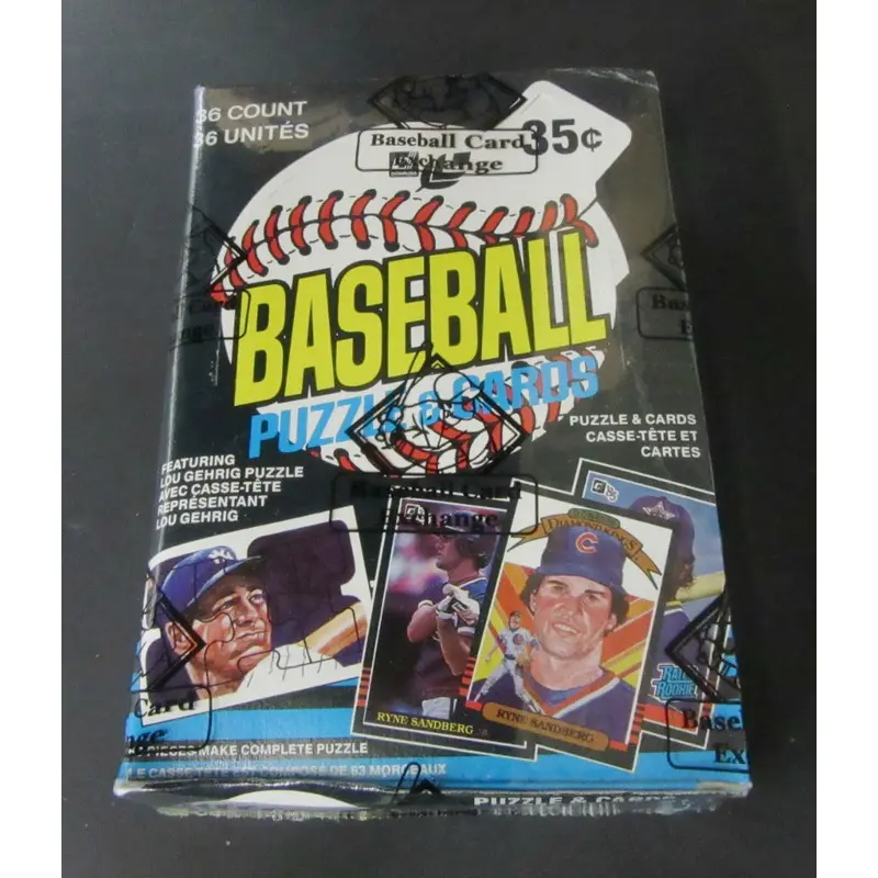 1985 Donruss Leaf Baseball Unopened Wax Box (Authenticate)