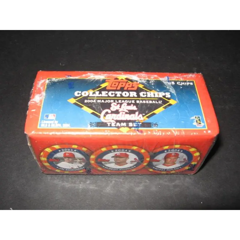 2004 Topps Baseball Collector Chips Factory Set (Cardinals)