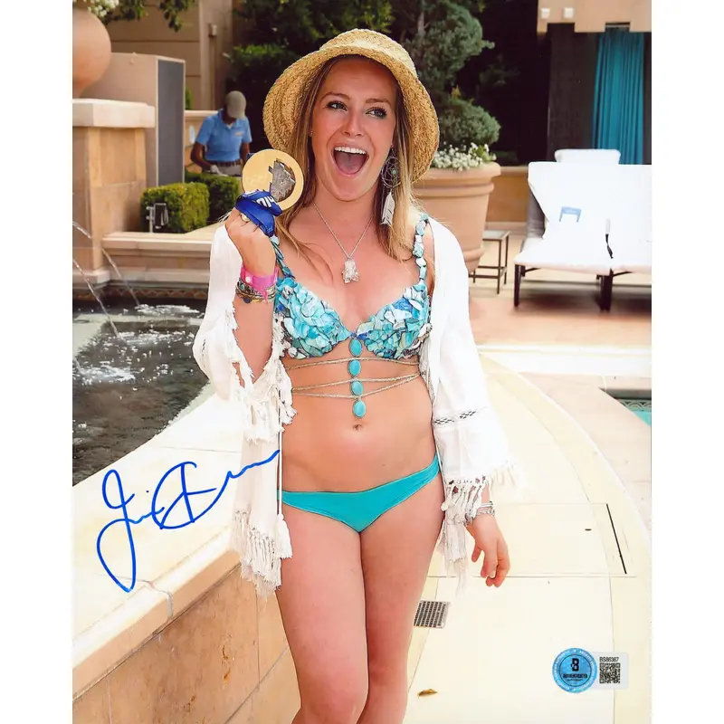 Jamie Anderson Winter Olympics Authentic Signed 8x10 Vertical Photo BAS 6