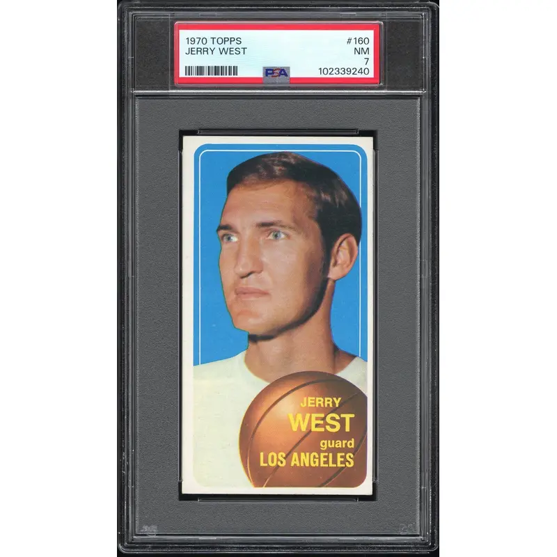 Jerry West 1970 Topps #160 PSA 7 Near Mint 9240