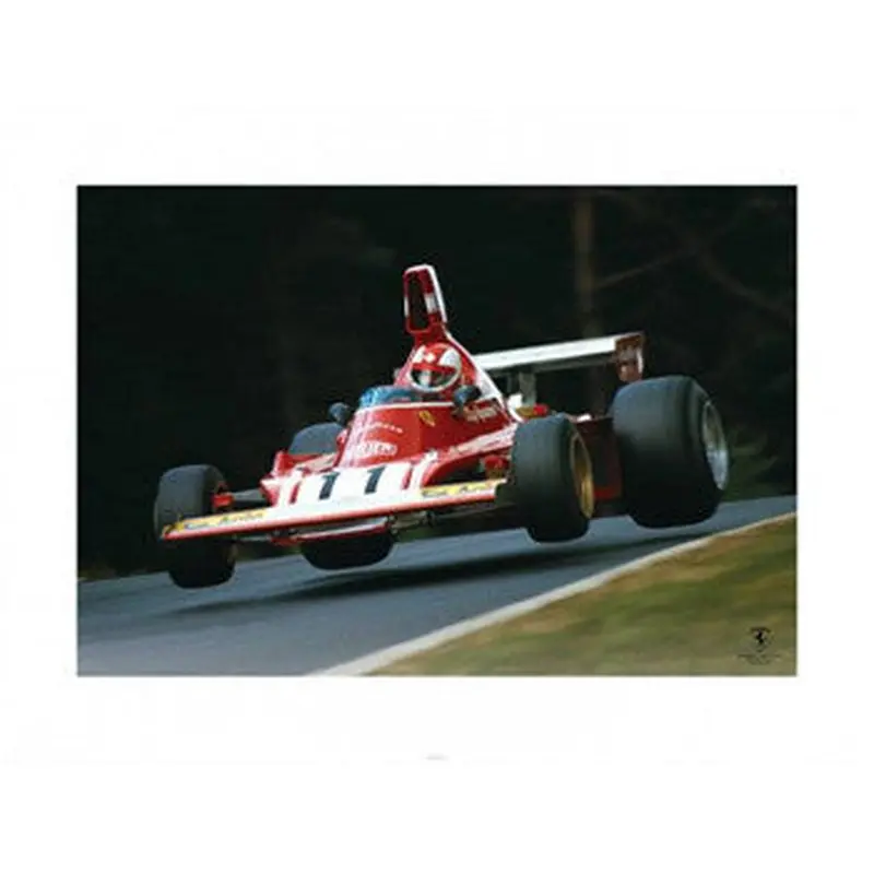 Ferrari 312 B3-74 "Regazzoni Jump" Print - Pyramid (UK)