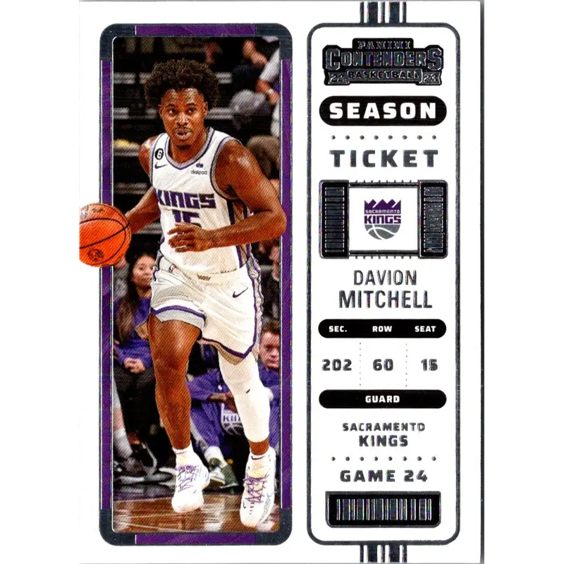 2022 Panini Contenders Season Ticket Davion Mitchell #59