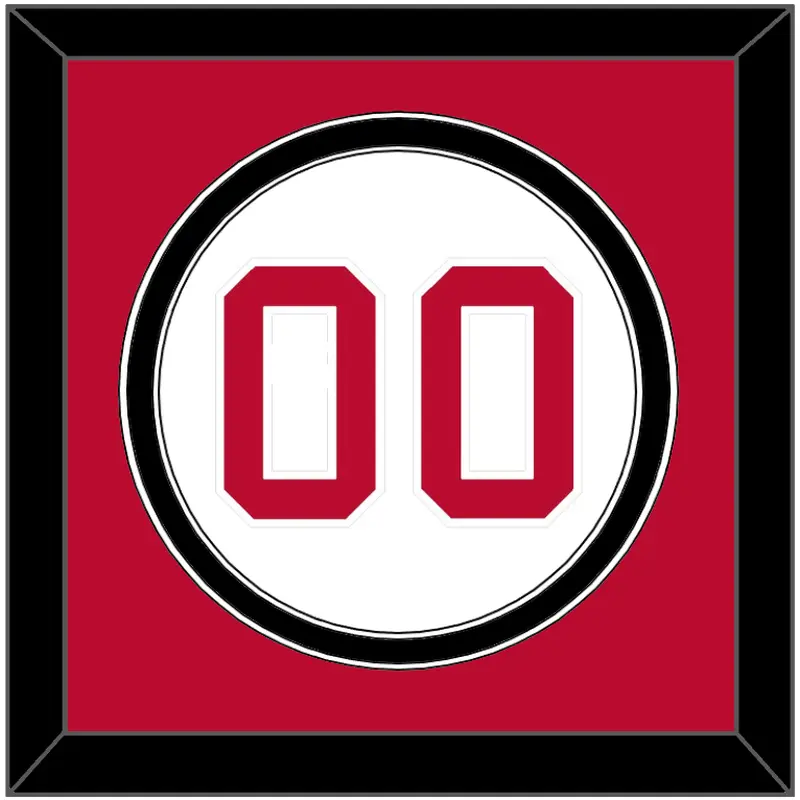 Cincinnati Number - Home White (1988-1992) - Double Mat 2