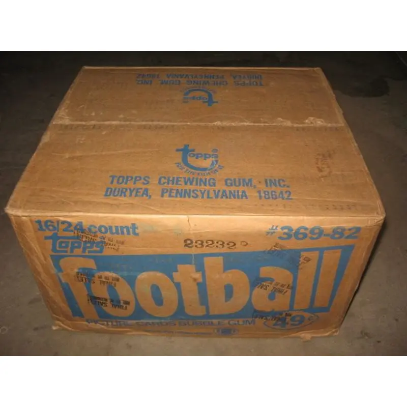 1982 Topps Football Cello Case (16 Box) (Authenticate)