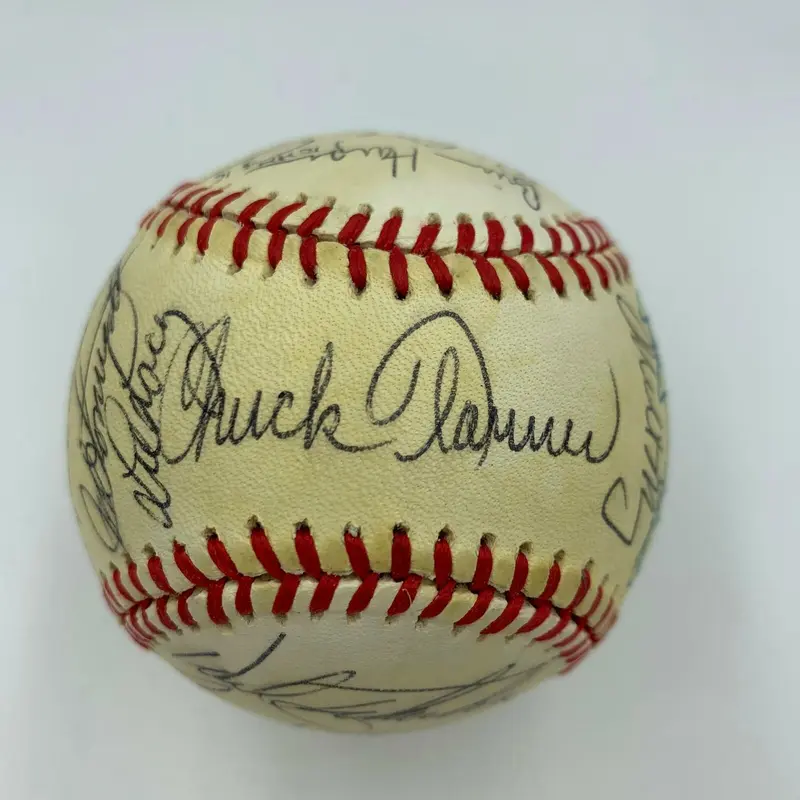 1984 Pittsburgh Pirates Team Signed Official National League Baseball