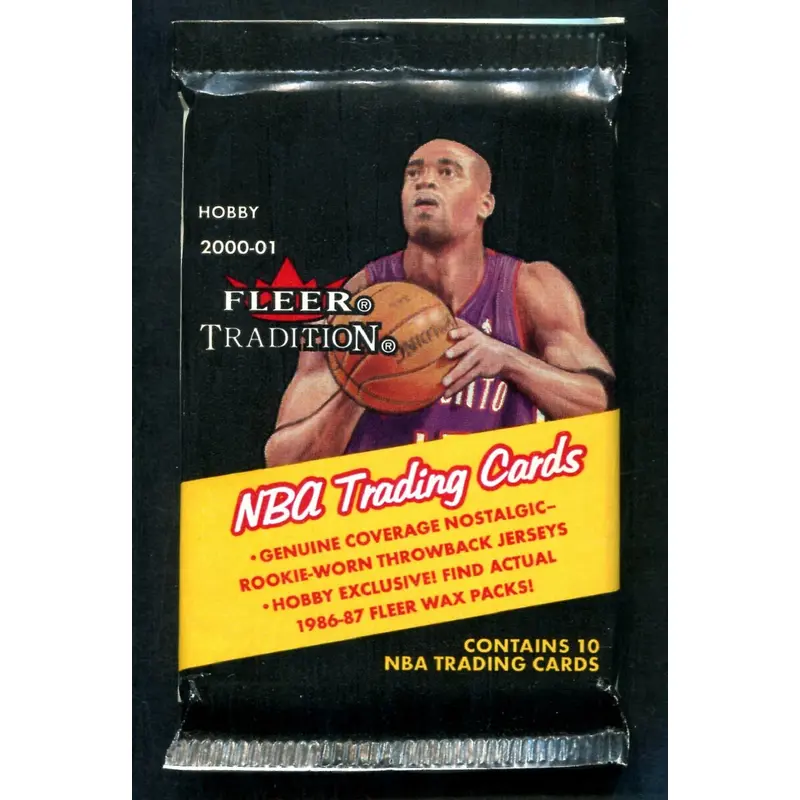 2000/01 Fleer Tradition Basketball Unopened Pack (Hobby) (10)