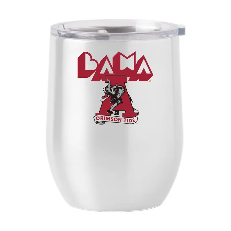 Alabama 16oz Arcade Stainless Curved Beverage