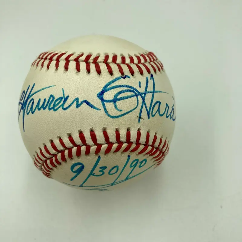 Maureen O'Hara Signed Autographed American League Baseball JSA COA Movie Star