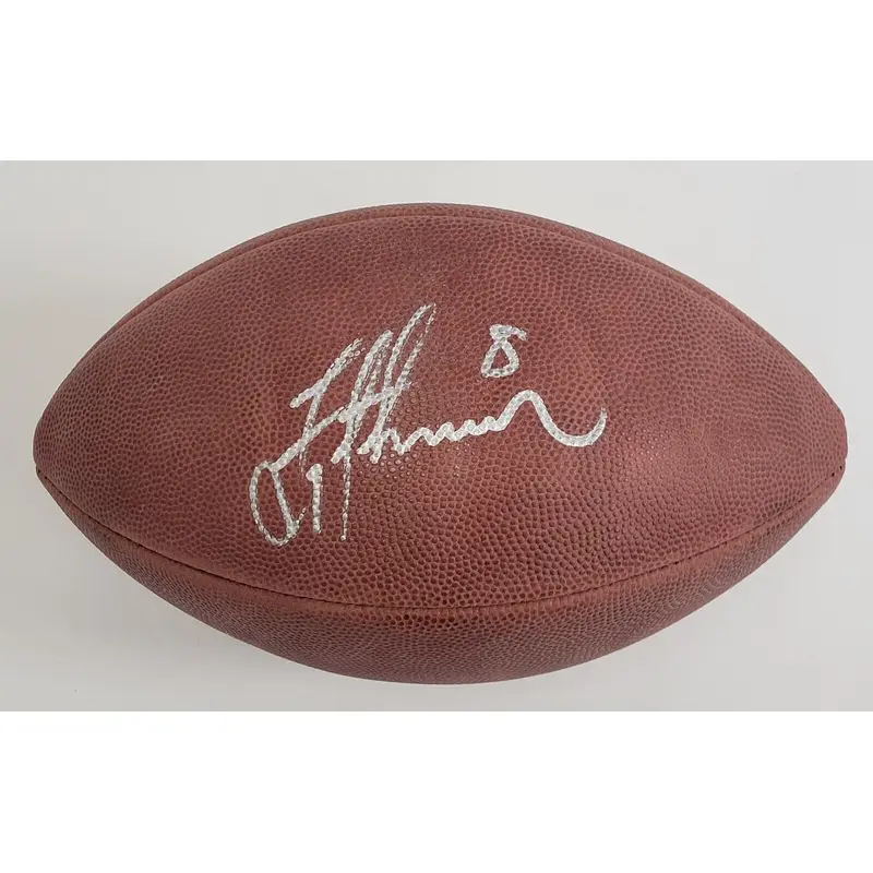 Troy Aikman Signed Official NFL Wilson Game Football UDA Upper Deck COA