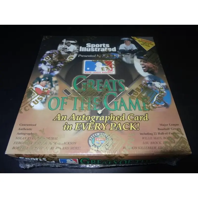 1999 Fleer Greats of the Game Baseball Box