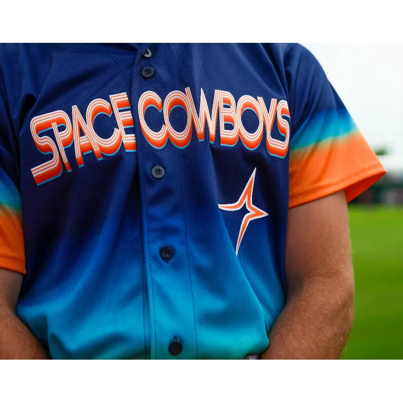 Sugar Land Space Cowboys OT Sports Jersey Fauxback Replica