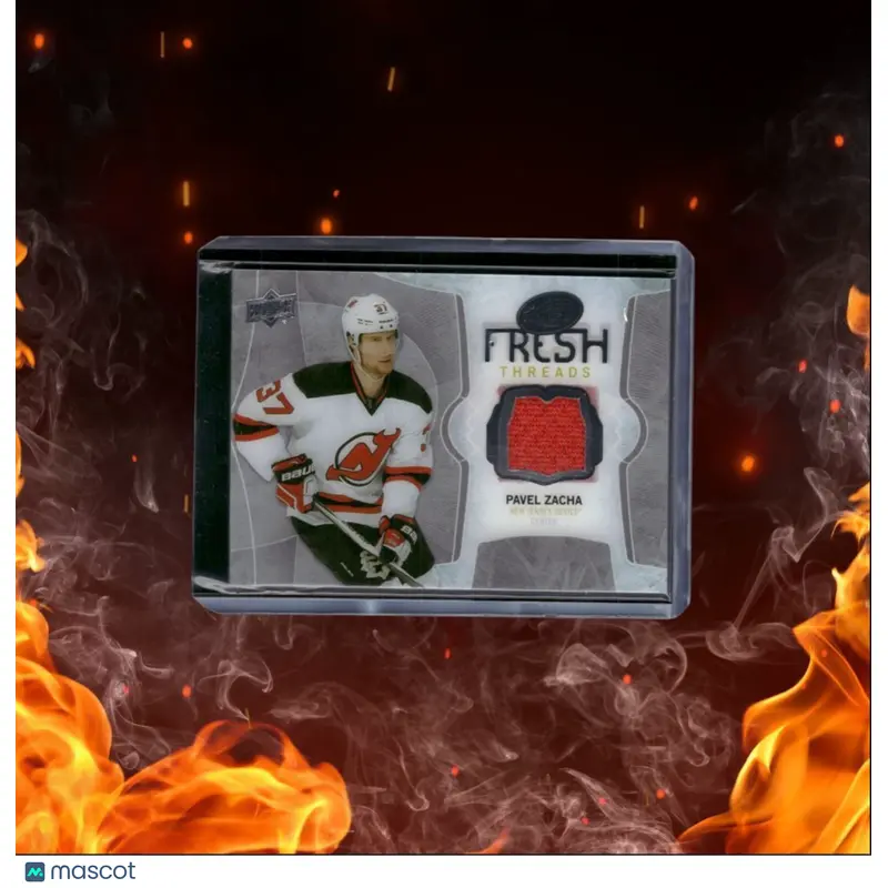 2016-17 Upper Deck ICE Pavel Zacha Fresh Threads Jersey Rookie #FT-PZ