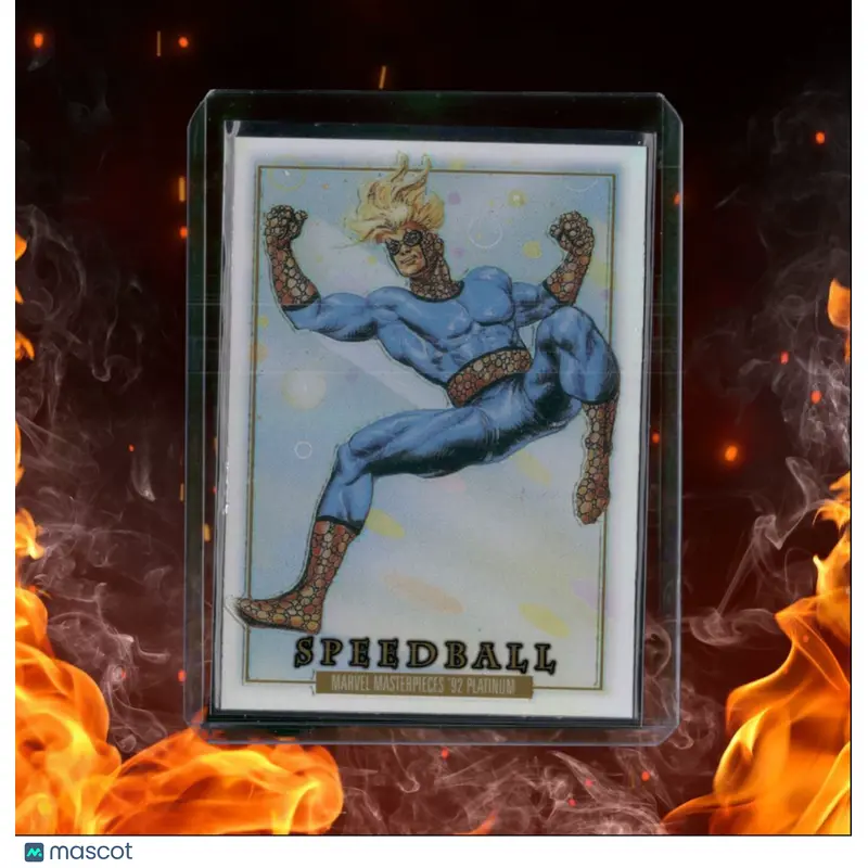 2024 Skybox Marvel Masterpieces '92 Platinum Speedball Rainbow #88
