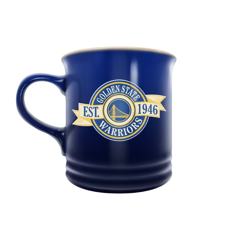 NBA Golden State Warriors 14 oz Stoneware Mug Banner Design