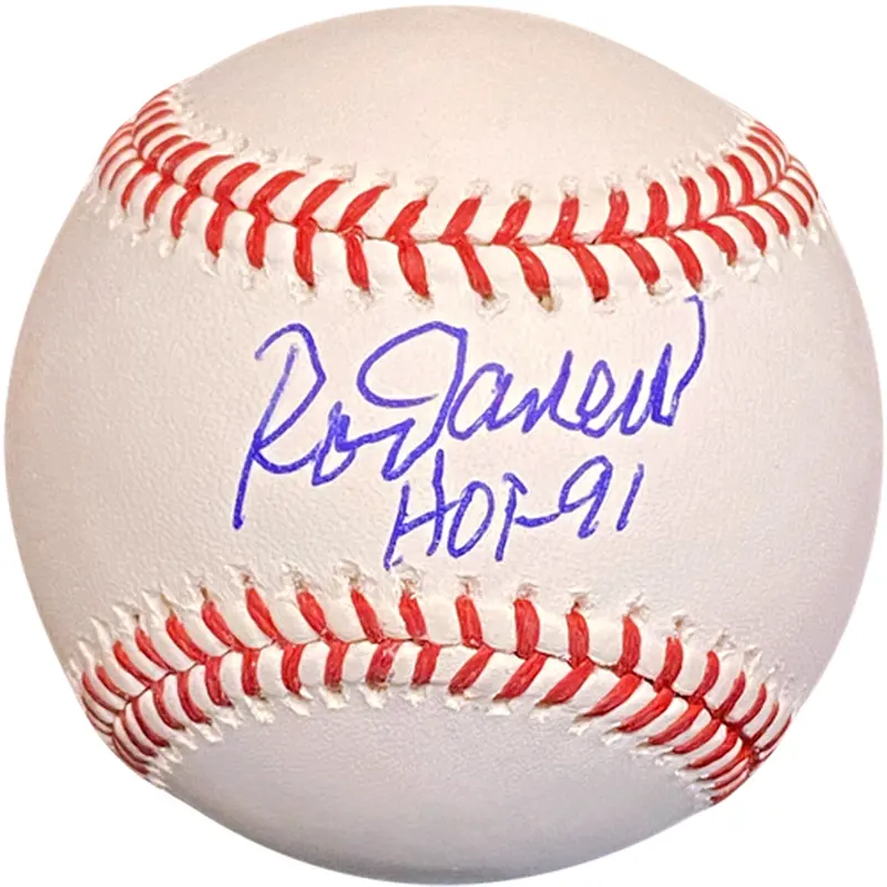 Rod Carew Autographed OAL Baseball w/ "HOF 91"