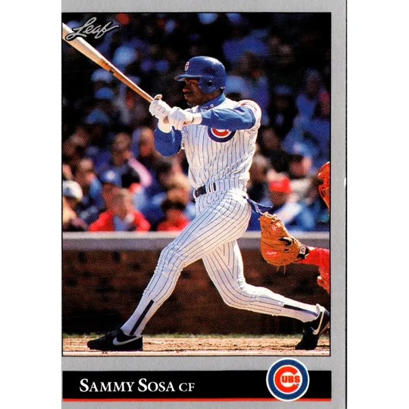 1992 Leaf Sammy Sosa #412