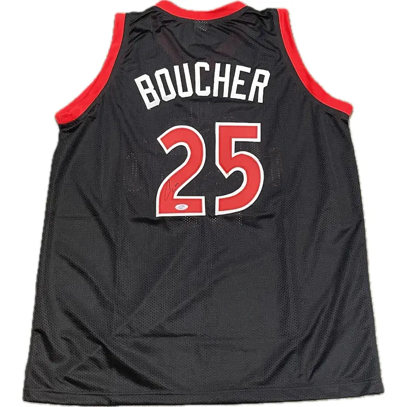 Chris Boucher signed jersey PSA/DNA Toronto Raptors Autographed