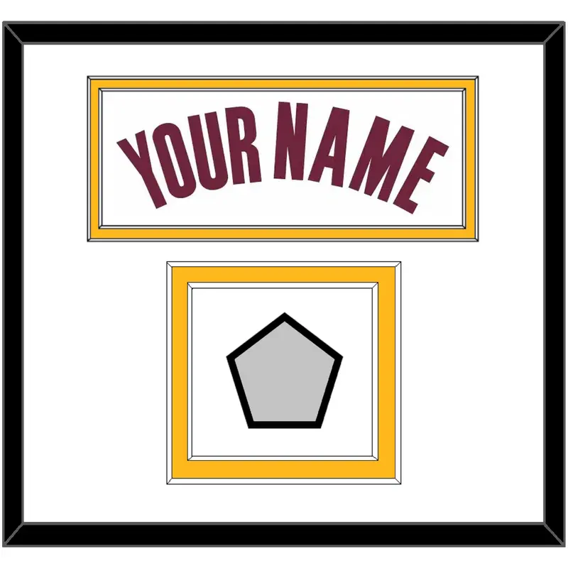 Cleveland Name & Finals Patch - Home White (2010-2017) - Double Mat 1