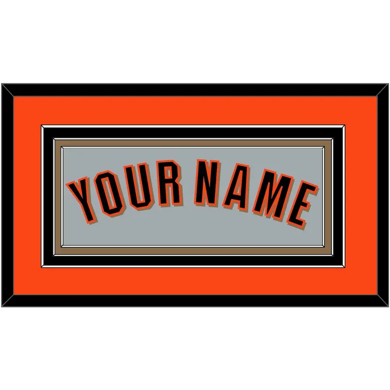 San Francisco Name - Road Gray (2010-2021) - Triple Mat 2