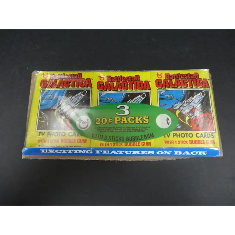 1978 Topps Battlestar Galactica Unopened Wax Pack Tray