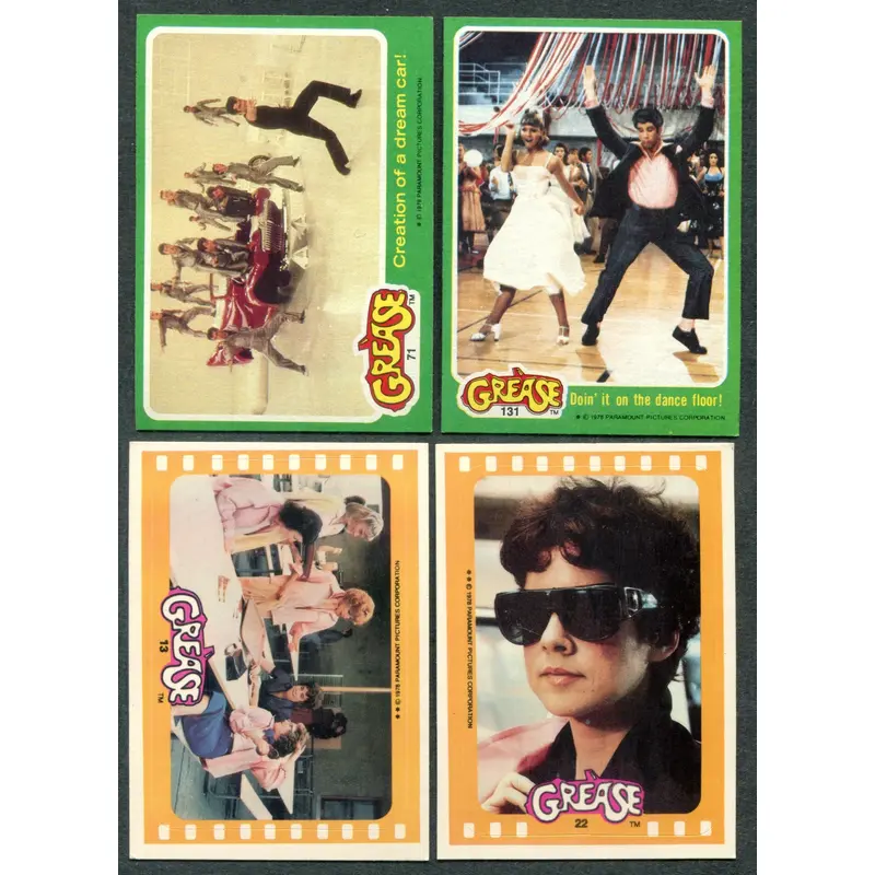 1978 Topps Grease Complete Series 2 Set (w/ stickers) (66/11) NM