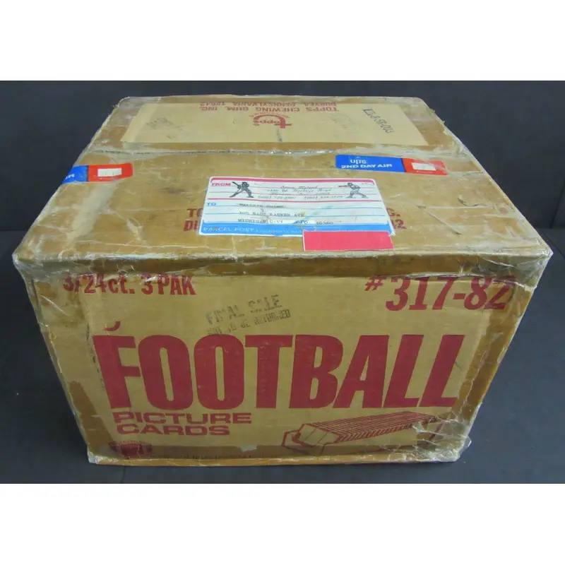 1982 Topps Football Grocery Rack Pack Case (3/24)