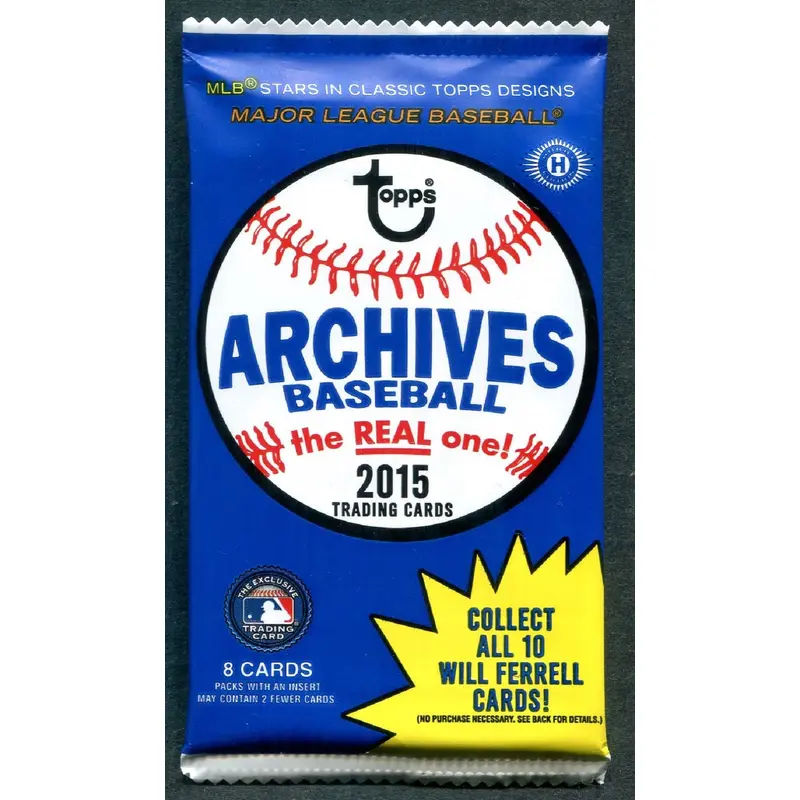 2015 Topps Archives Baseball Unopened Pack (Hobby) (8)