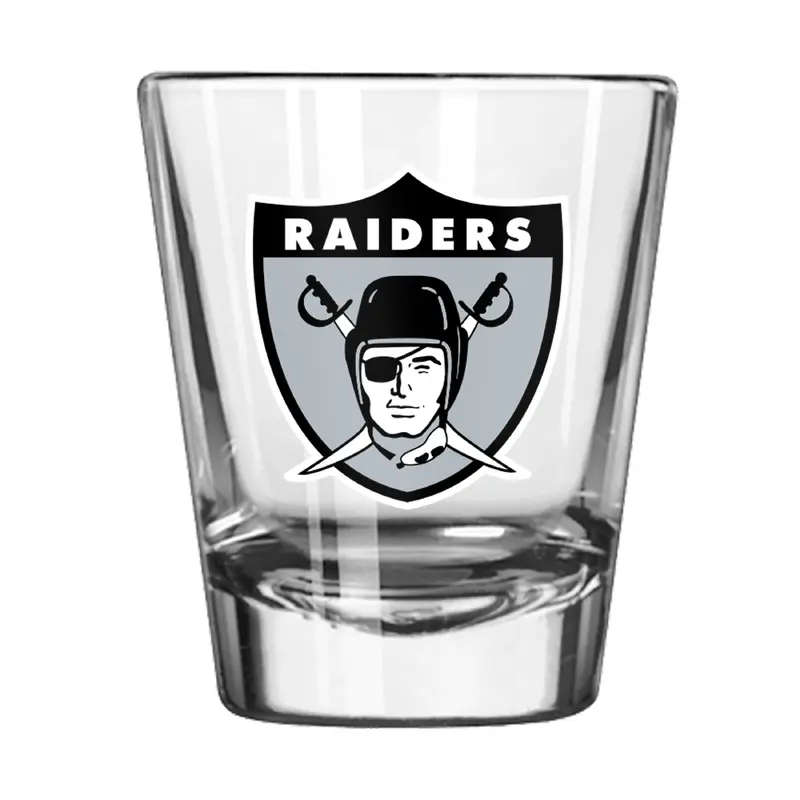 Las Vegas Raiders 2oz Retro Shot Glass