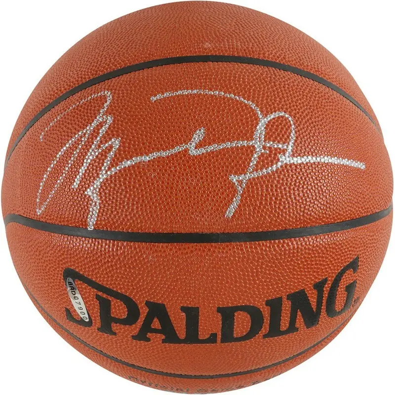 Michael Jordan Signed Spalding Official NBA Game Basketball UDA Upper Deck COA