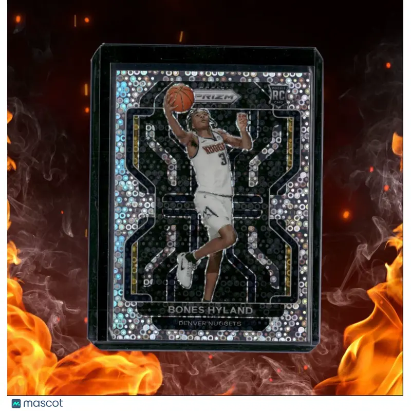 2021-22 Panini Prizm Bones Hyland Fast Break Disco Prizm Rookie #302
