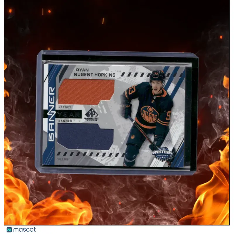 2021-22 SP Game Used Ryan Nugent-Hopkins Western Conference Banner Year Jersey