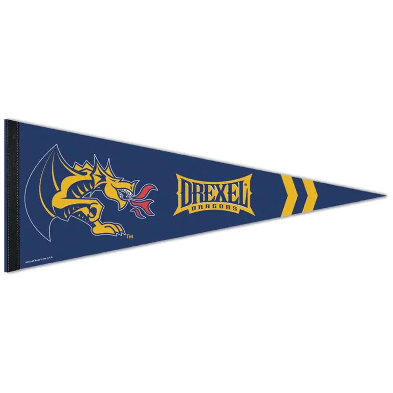 Drexel University Dragons Official NCAA Team Logo Premium Felt Pennant - Wincraft Inc.