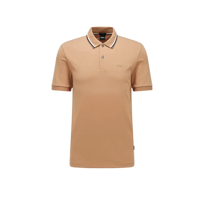 HUGO BOSS POLO MENS BEIGE PENROSE 38, 50469360260