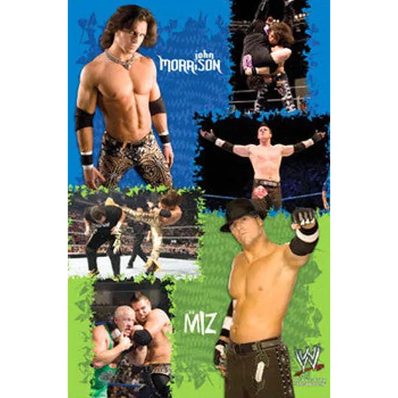 Morrison and The Miz WWE Wrestling Poster - Costacos 2008