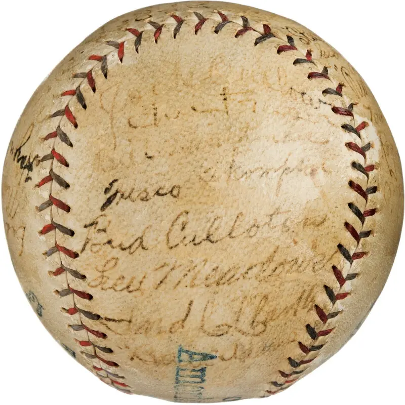 1925 Pittsburgh Pirates World Series Champs Team Signed Baseball PSA DNA COA