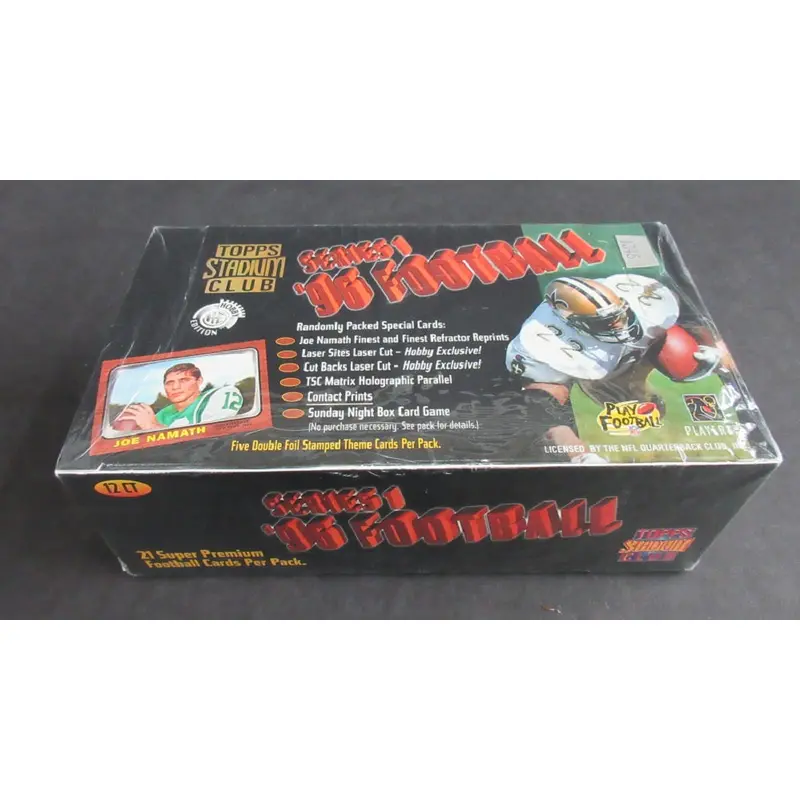 1996 Topps Stadium Club Football Series 1 Jumbo Box (Hobby) (12/21)