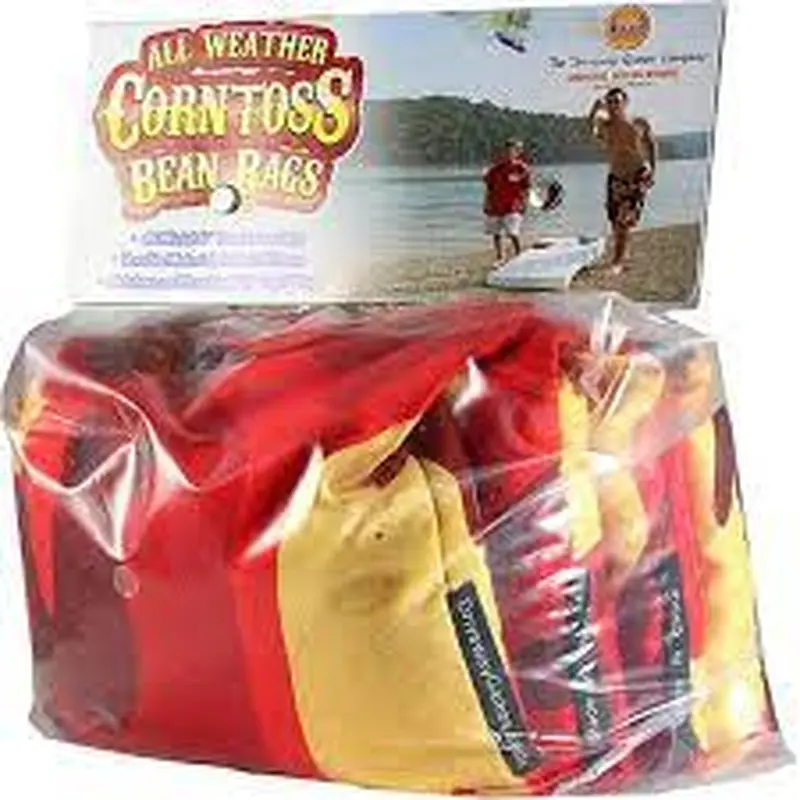 New All Weather Corn Toss Bags Assorted Colors - Set of 4