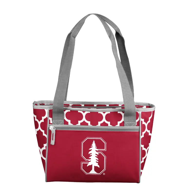 Stanford Quatrefoil 16 Can Cooler Tote