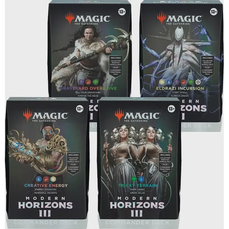 Magic The Gathering Modern Horizons III Commander Deck - 4 Deck Set