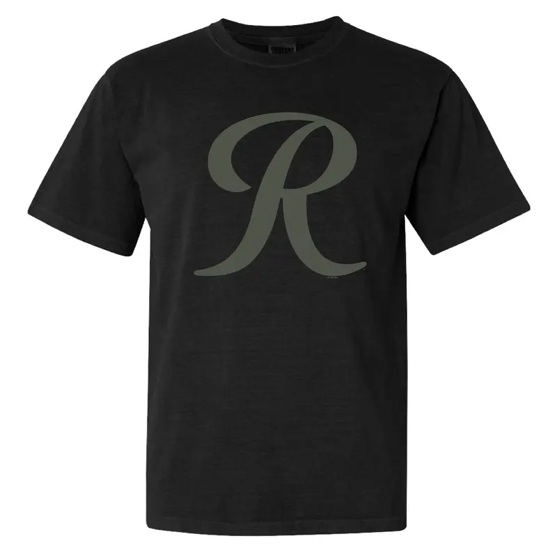 Tacoma Rainiers Black Tonal R Tee