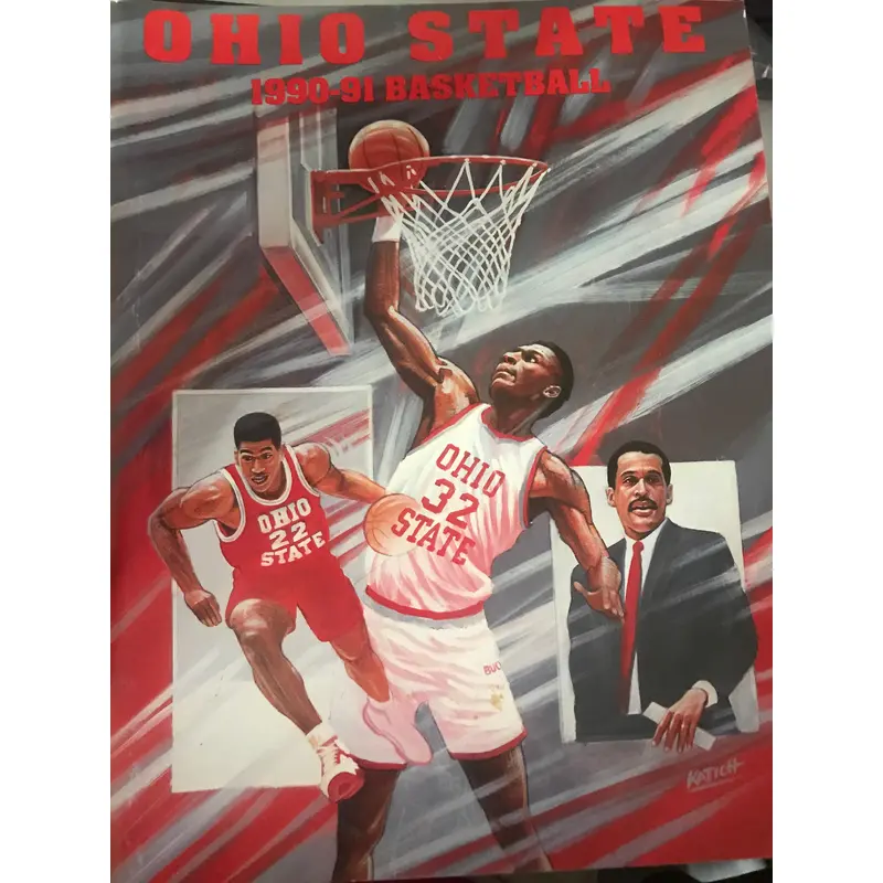 1990-91 Ohio State Basketball Media Guide